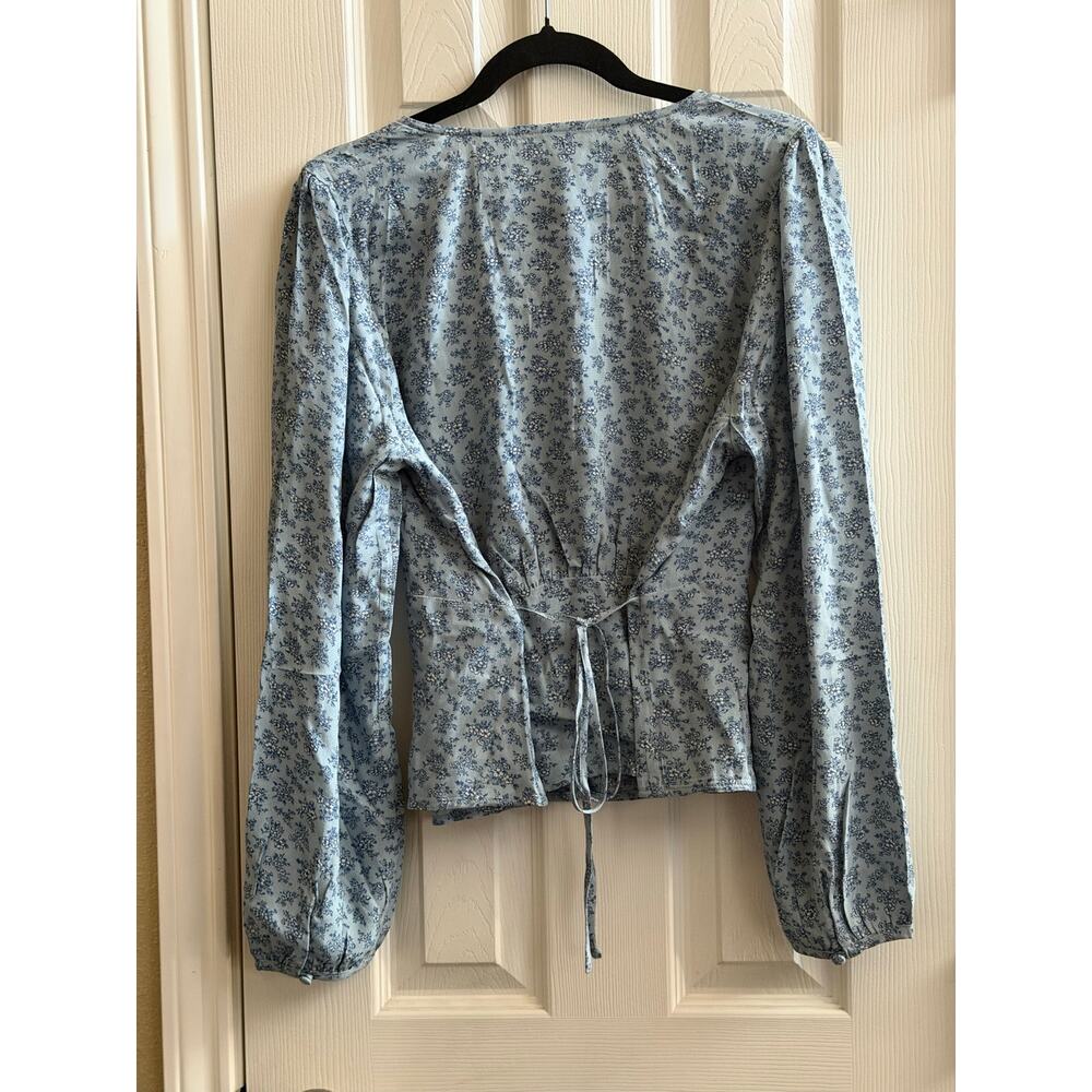Levi's Dolores Long Sleeve Blouse Women's Queen B Floral Arona NWT Size XLarge - Picture 5 of 9